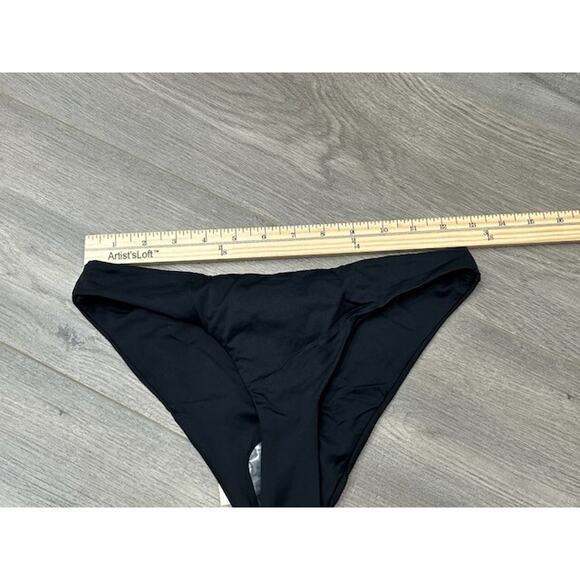 Eberjey Womens So Solid Annia Bikini Bottom Classic Cut Pull-On Black Sz XS NWT - Picture 8 of 9